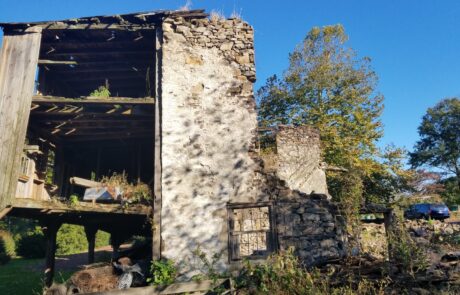 stone building in poor condition