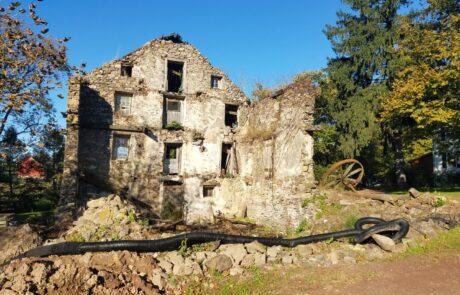 stone building rubble