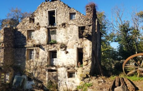 stone building rubble