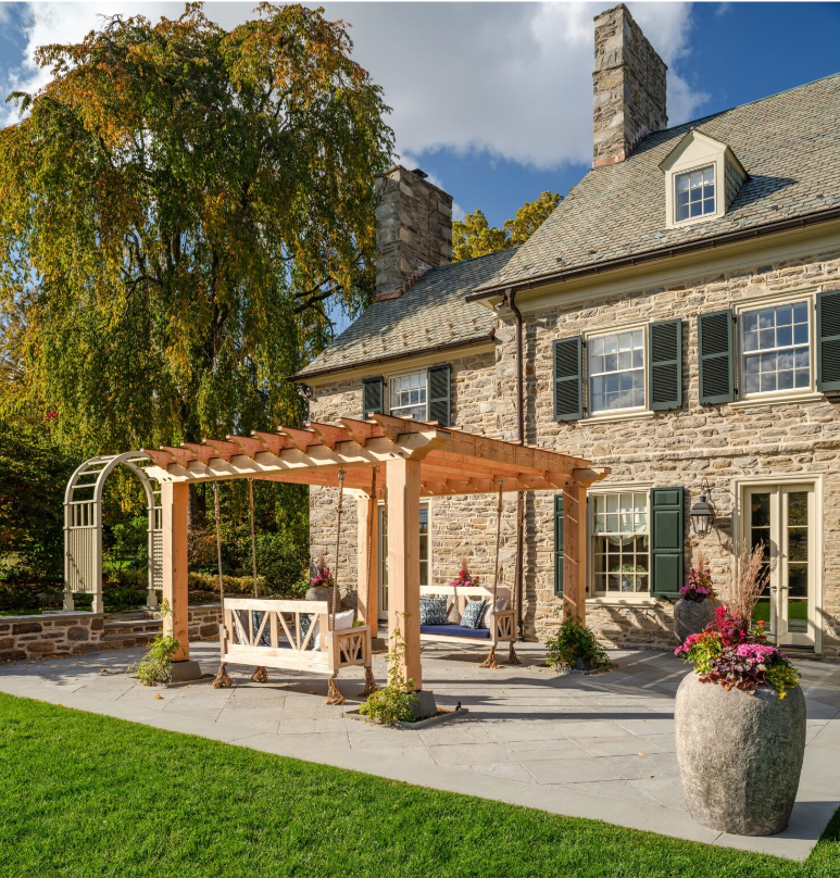 pergola on the deck